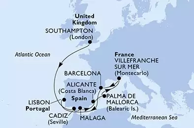 United Kingdom,Spain,France,Portugal