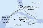 Miami,Cozumel,Costa Maya,Ocean Cay,Miami,Ocho Rios,George Town,Cozumel,Ocean Cay,Miami