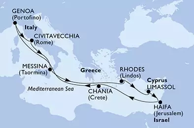 Cyprus,Israel,Greece,Italy