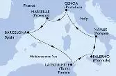 Marseille,Barcelona,La Goulette,Palermo,Naples,Genoa,Marseille