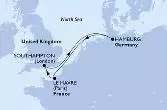 Hamburg,Le Havre,Southampton,Hamburg