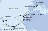 Marseille,Barcelona,Santa Cruz de Tenerife,Arrecife de Lanzarote,Philipsburg,Road Town,San Juan,San Juan,Miami