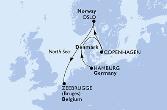 Hamburg,Copenhagen,Oslo,Zeebrugge
