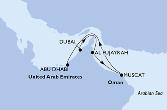 Dubai,Al Fujayrah,Muscat,Abu Dhabi