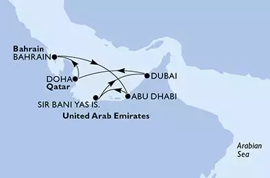 United Arab Emirates,Qatar,Bahrain