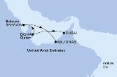 Dubai,Doha,Bahrain,Abu Dhabi