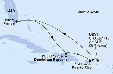 United States,Dominican Republic,Puerto Rico,Virgin Islands (U.S.)