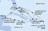 United States,Jamaica,Cayman Islands,Mexico,Bahamas,Dominican Republic,Puerto Rico,Virgin Islands (U.S.)