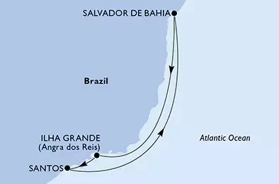 Salvador,Ilha Grande,Santos,Salvador