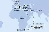 South Africa,Reunion,Mauritius,Egypt,Cyprus,Greece,Italy
