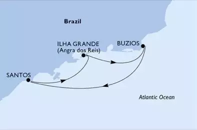 Santos,Ilha Grande,Buzios,Santos