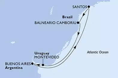 Brazil,Uruguay,Argentina