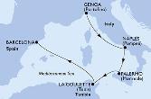 Genoa,Naples,Palermo,La Goulette,Barcelona