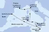 Marseille,Livorno,Cagliari,Palermo,Valletta,Barcelona