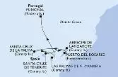 Santa Cruz de Tenerife,Arrecife de Lanzarote,Puerto del Rosario,Santa Cruz de La Palma,Las Palmas de G.Canaria,Funchal