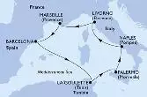 La Goulette,Palermo,Naples,Livorno,Marseille,Barcelona,La Goulette