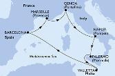 Palermo,Valletta,Barcelona,Marseille,Genoa,Naples,Palermo