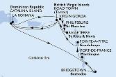 Fort de France,Pointe-a-Pitre,Road Town,La Romana,Virgin Gorda,Philipsburg,Basseterre,Road Town,Catalina Island,La Romana,Catalina Island,Bridgetown,Fort de France