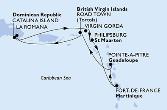 Fort de France,Pointe-a-Pitre,Road Town,La Romana,Catalina Island,Virgin Gorda,Philipsburg,Fort de France