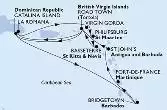 Bridgetown,Fort de France,St John s,Road Town,La Romana,Virgin Gorda,Philipsburg,Basseterre,Road Town,Catalina Island,La Romana,Catalina Island,Bridgetown