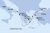 Piraeus,Istanbul,Istanbul,Izmir,Corfu,Bari