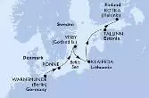 Germany,Denmark,Sweden,Lithuania,Estonia,Finland