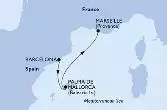 Barcelona,Palma de Mallorca,Marseille