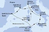 Genoa,Naples,Palermo,La Goulette,Barcelona,Marseille,Livorno,Cagliari