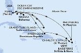 Miami,Grand Turk Island,Ocean Cay,Nassau,Miami,Philipsburg,Basseterre,Charlotte Amalie,Amber Cove,Miami
