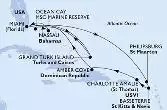 Miami,Grand Turk Island,Ocean Cay,Nassau,Miami,Philipsburg,Basseterre,Charlotte Amalie,Amber Cove,Miami