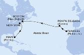 Funchal,Ponta Delgada,Ponta Delgada,Boston,Boston,New York,Miami