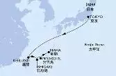 Tokyo,Keelung,Ishigaki,Miyako Is.,Naha