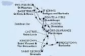 Martinique,Guadeloupe,Netherlands Antilles,Antigua and Barbuda,Saint Kitts and Nevis,Dominica,Barbados,Saint Vincent & The Grenadines,Grenada,Saint Lucia