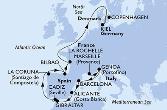 Marseille,Genoa,Barcelona,Alicante,Gibraltar,Cadiz,La Coruna,Bilbao,La Rochelle,Kiel,Copenhagen