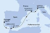 Italy,France,Spain,Gibraltar,Portugal