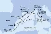 Barcelona,Marseille,Livorno,Civitavecchia,Valencia,Genoa,Marseille,Malaga