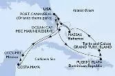 Port Canaveral,Ocean Cay,Puerto Plata,Grand Turk Island,Nassau,Port Canaveral,Ocean Cay,Costa Maya,Cozumel,Nassau,Port Canaveral
