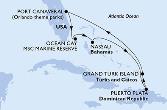 Port Canaveral,Ocean Cay,Nassau,Puerto Plata,Grand Turk Island,Port Canaveral