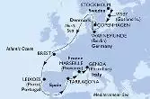Stockholm,Visby,Copenhagen,Warnemunde,Brest,Leixoes,Tarragona,Marseille,Genoa