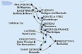 Fort de France,Pointe-a-Pitre,Philipsburg,St John s,Basseterre,Roseau,Fort de France,Pointe-a-Pitre,Castries,Bridgetown,Saint George,Kingstown,Fort de France