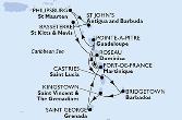 Fort de France,Pointe-a-Pitre,Castries,Bridgetown,Kingstown,Saint George,Fort de France,Pointe-a-Pitre,Philipsburg,St John s,Basseterre,Roseau,Fort de France