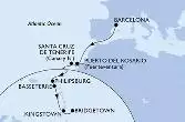 Barcelona,Puerto del Rosario,Santa Cruz de Tenerife,Philipsburg,Basseterre,Kingstown,Bridgetown