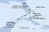 Port Canaveral,Ocean Cay,Costa Maya,Cozumel,Nassau,Port Canaveral