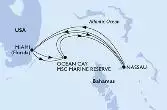 Miami,Ocean Cay,Ocean Cay,Nassau,Miami,Ocean Cay,Nassau,Miami