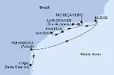 Santos,Ilhabela,Rio de Janeiro,Ilha Grande,Buzios,Paranagua,Itajai