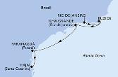 Rio de Janeiro,Buzios,Ilha Grande,Paranagua,Itajai