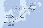 Warnemunde,Helsinki,Stockholm,Tallinn,Copenhagen,Warnemunde