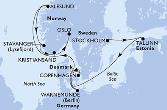 Stockholm,Tallinn,Copenhagen,Warnemunde,Alesund,Stavanger,Kristiansand,Oslo