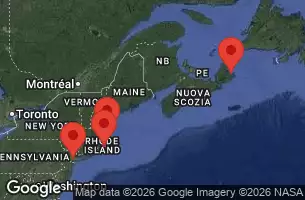 NORWEGIAN ESCAPE - itinerár  7 nocí odchod z NEW YORK CITY, NY dňa 29/08/2026 -  NEW YORK, RI, MA, ME, CANADA