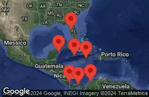  FLORIDA, MEXICO, CAYMAN ISLANDS, JAMAICA, CARTAGENA  COLOMBIA, PANAMA, COSTA RICA